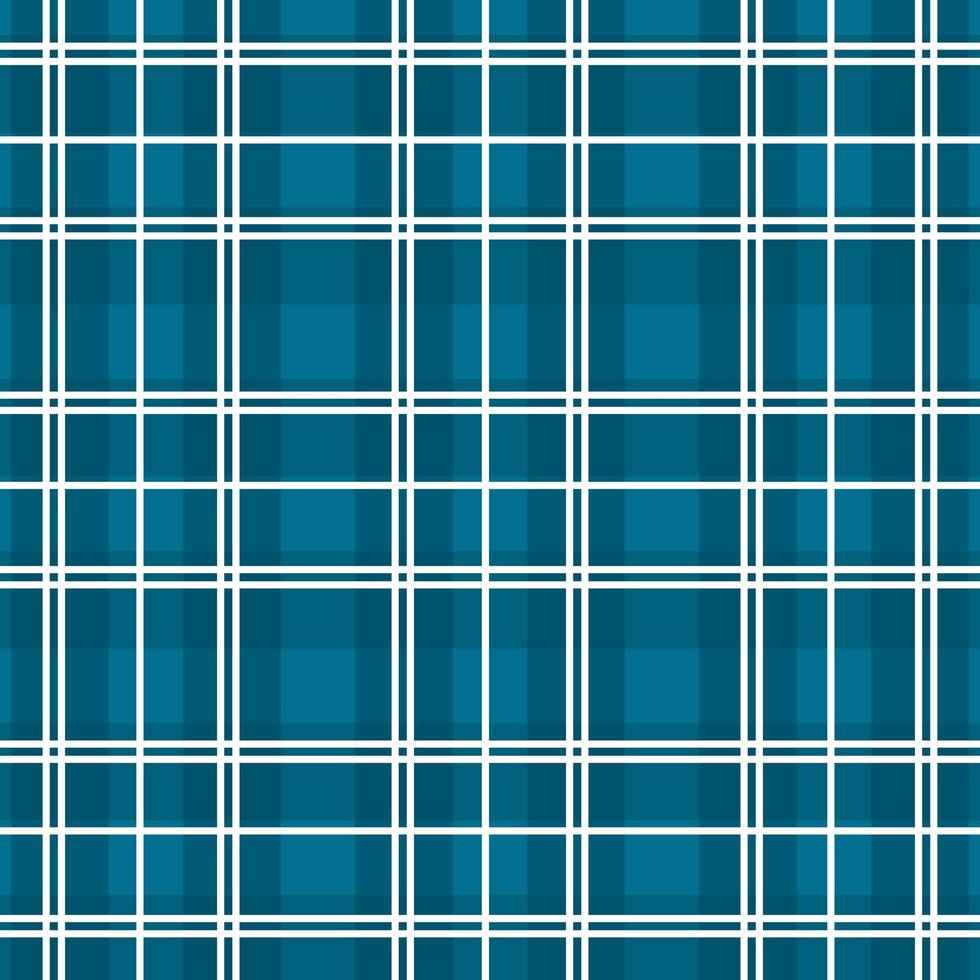  Blue, White Checkered Plaid Seamless Pattern vector