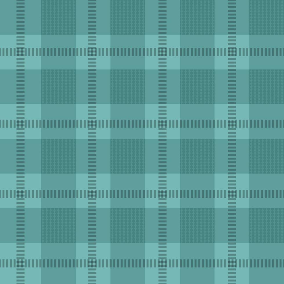 Teal Seamless Plaid Background vector