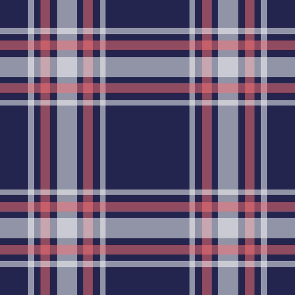 Seamless Navy, Pink Plaid Pattern vector