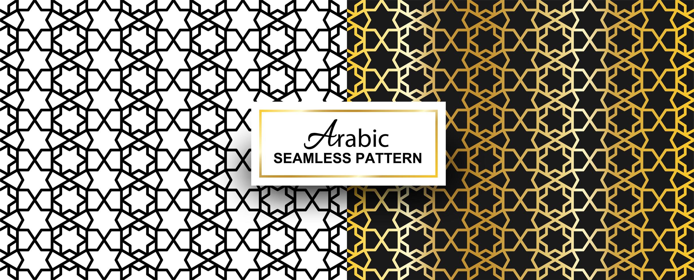 Abstract Arabic Seamless Pattern  vector