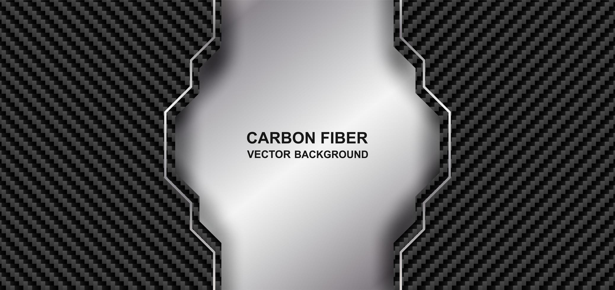 Abstract Carbon Metal Fiber Background  vector