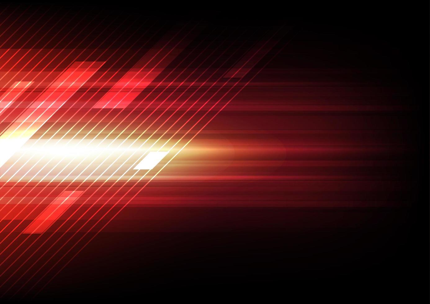 Dynamic red glowing abstract design vector