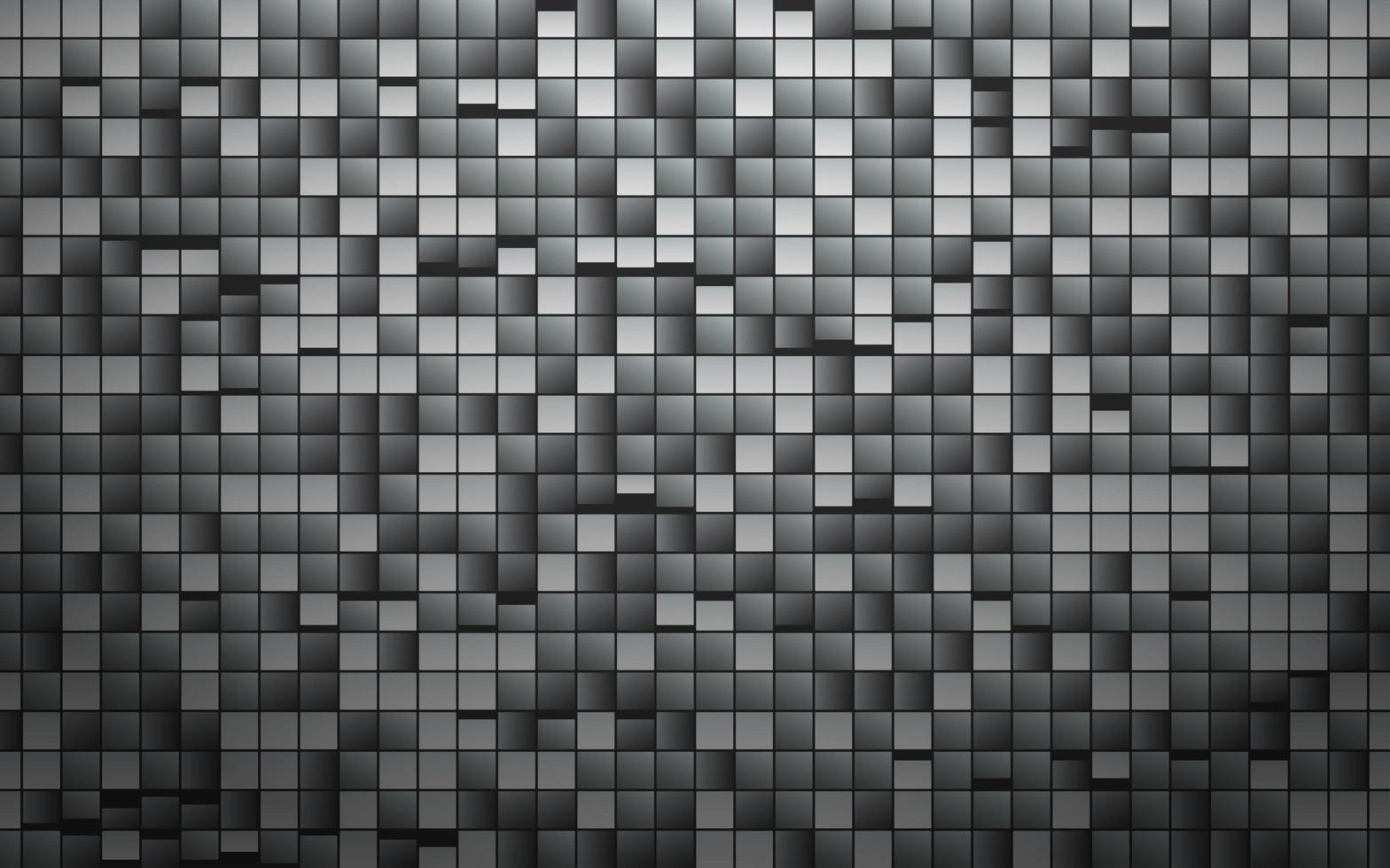 Grey metal square pattern vector