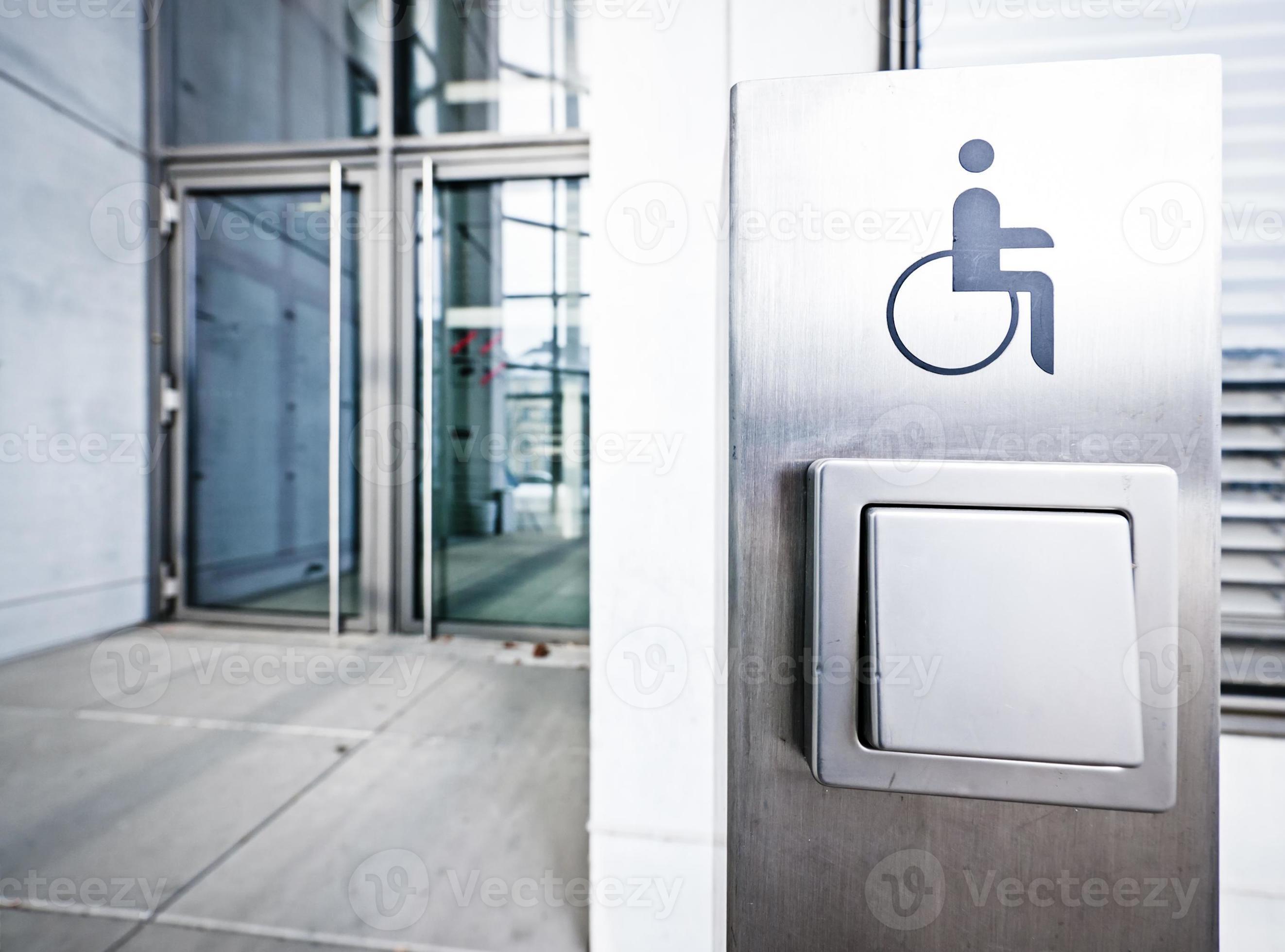 door opener button for disabled people 1215641 Stock Photo at Vecteezy