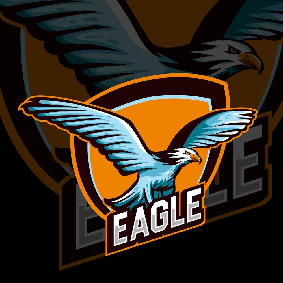 logotipo de eagle esports vector