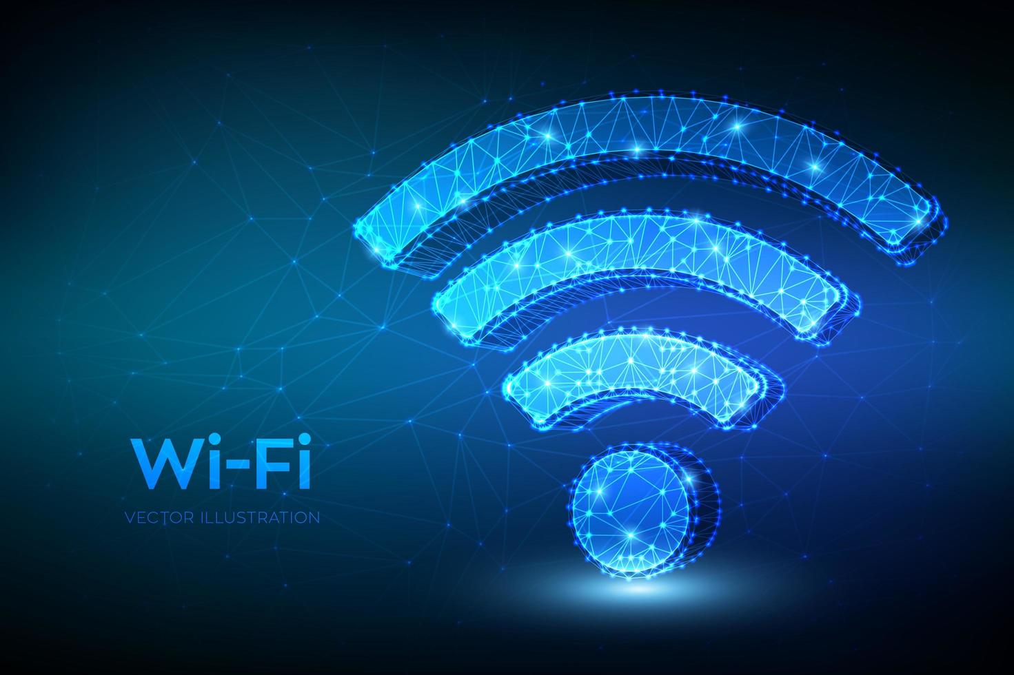 icono de red wi-fi vector