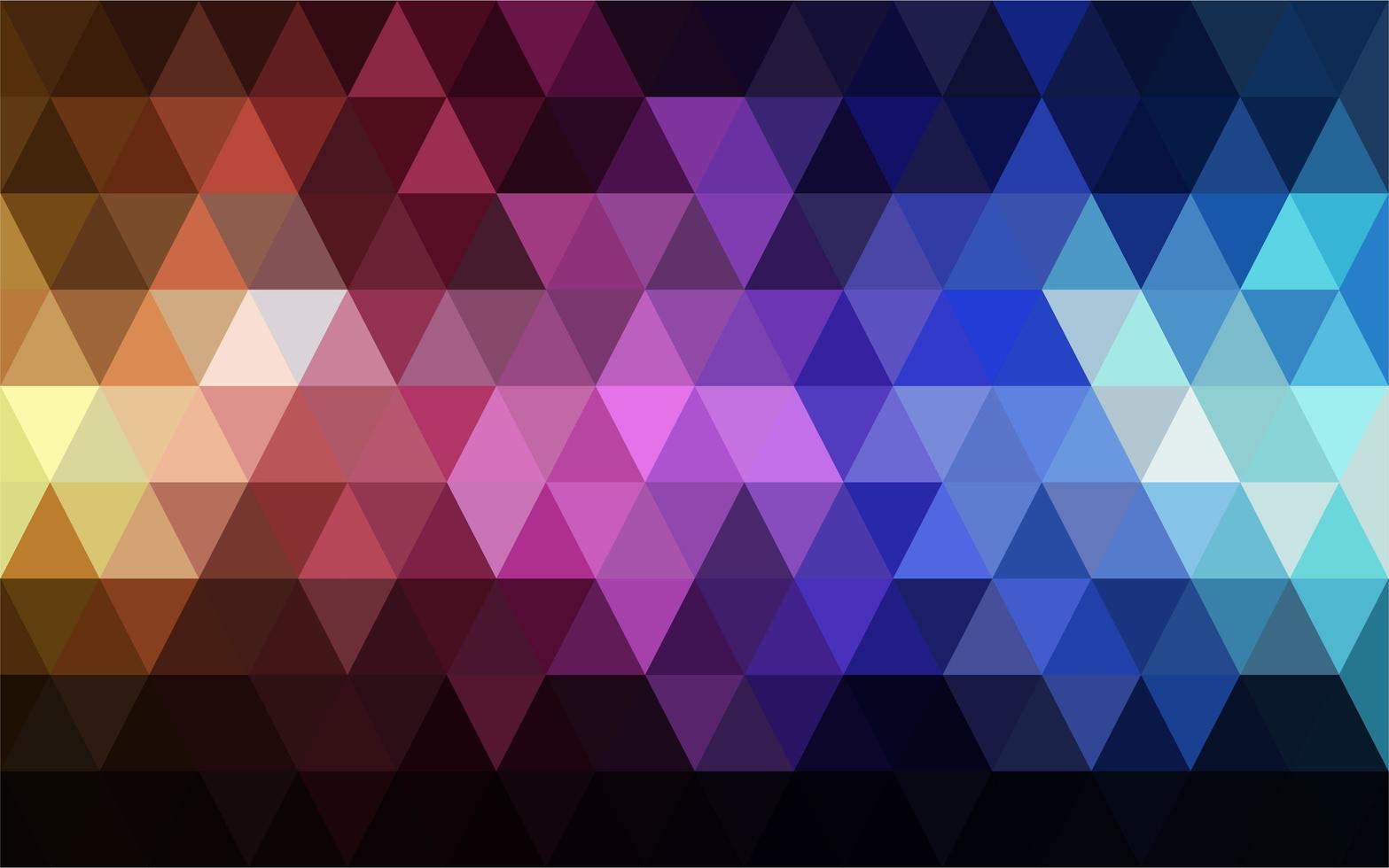 Dark triangle background vector