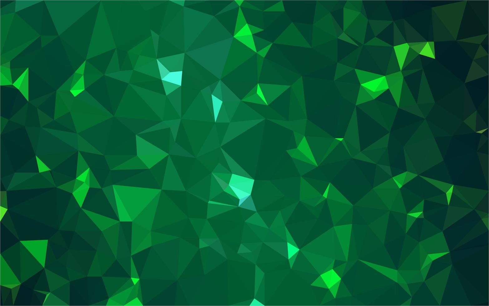 fondo poligonal verde vector