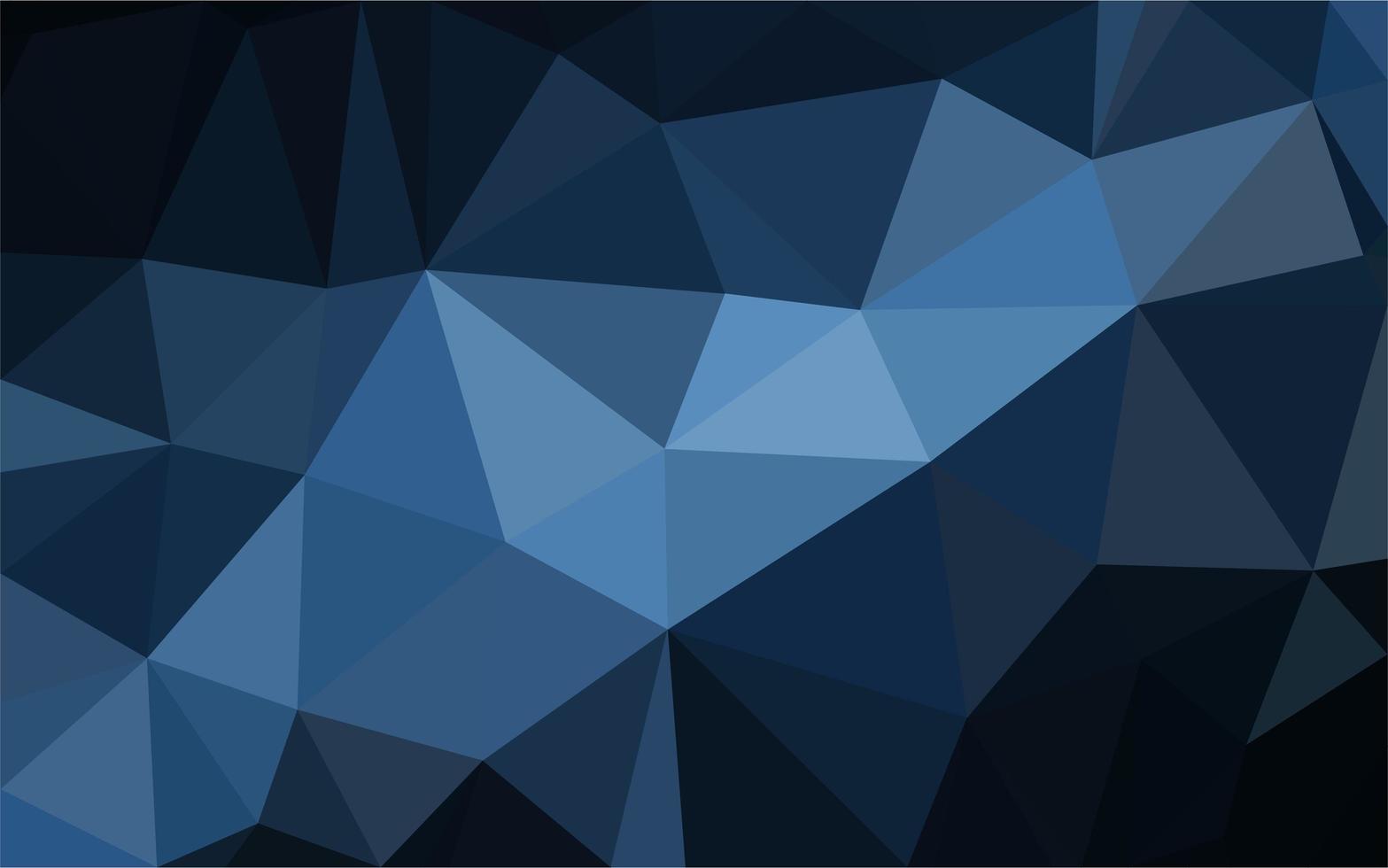 Blue polygonal background vector