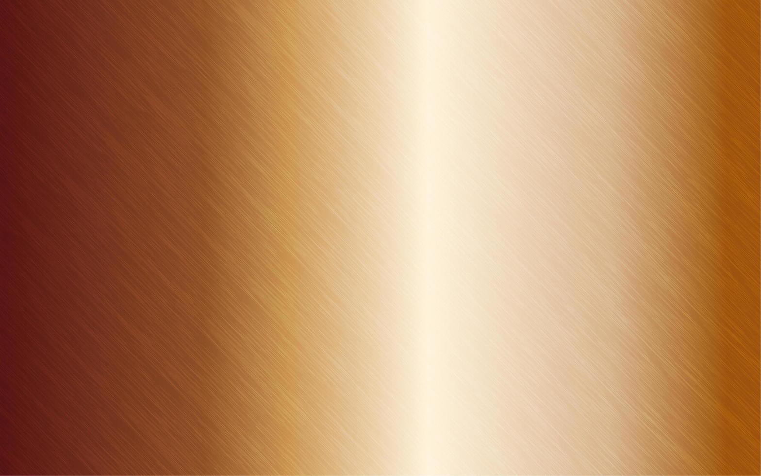 Gold or copper metal texture vector