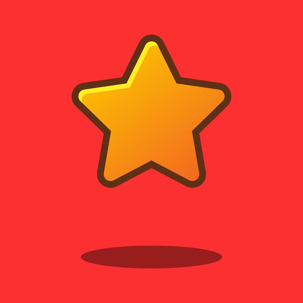 Star icon vector