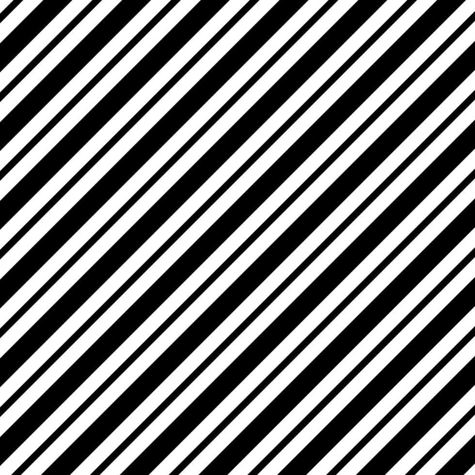 Black and white seamless striped pattern vector