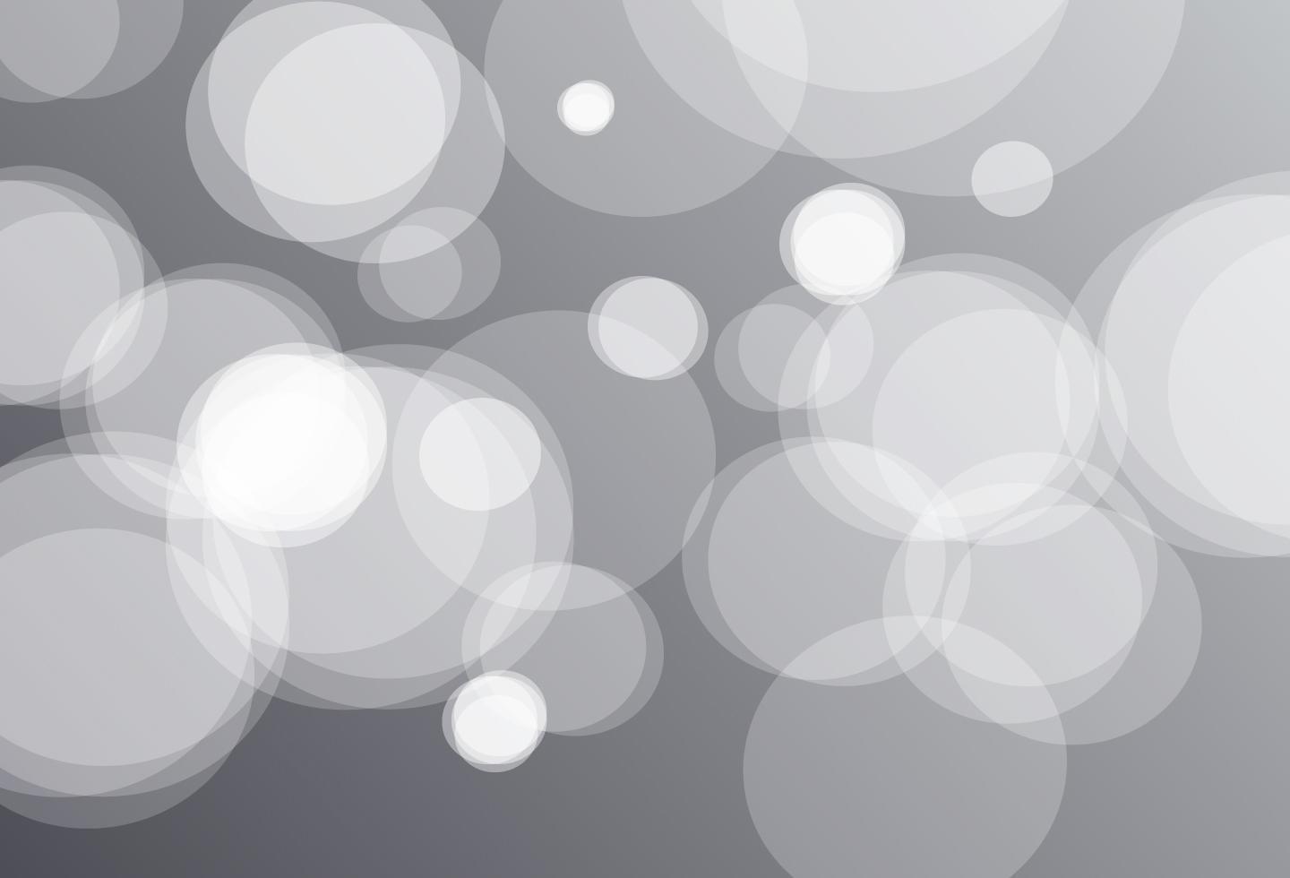 Gray bokeh background vector