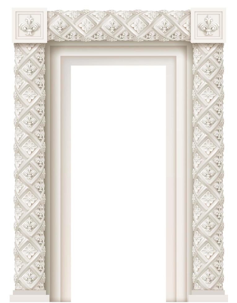 Classic Detailed Architectural Window vector