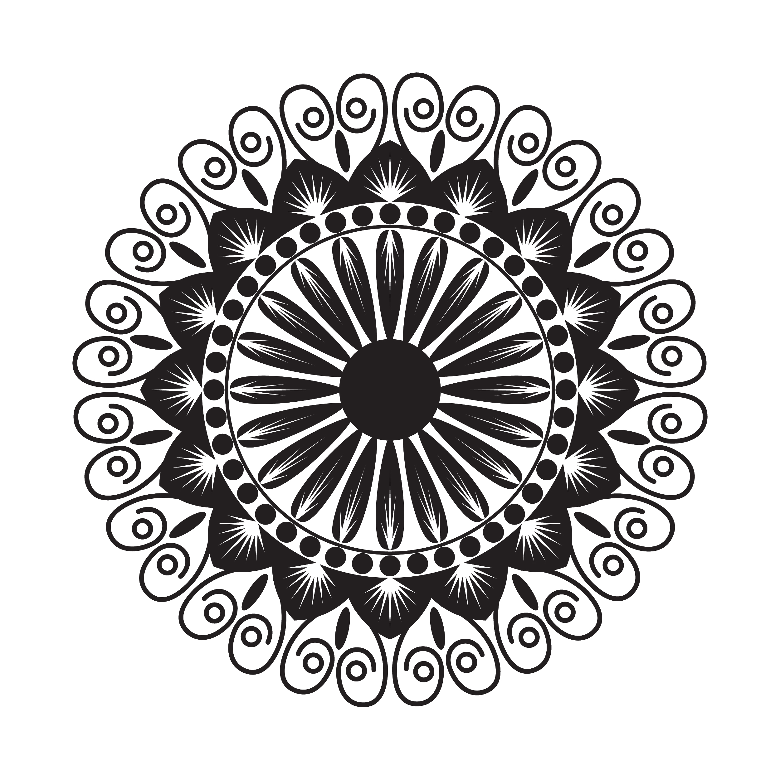 Free Free 320 Mandala Style Lion Mandala Svg Free SVG PNG EPS DXF File