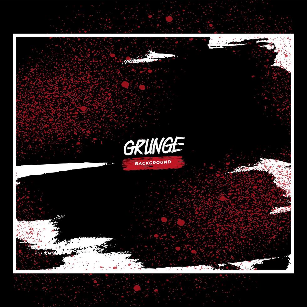 Red and White Gritty Grunge Design vector