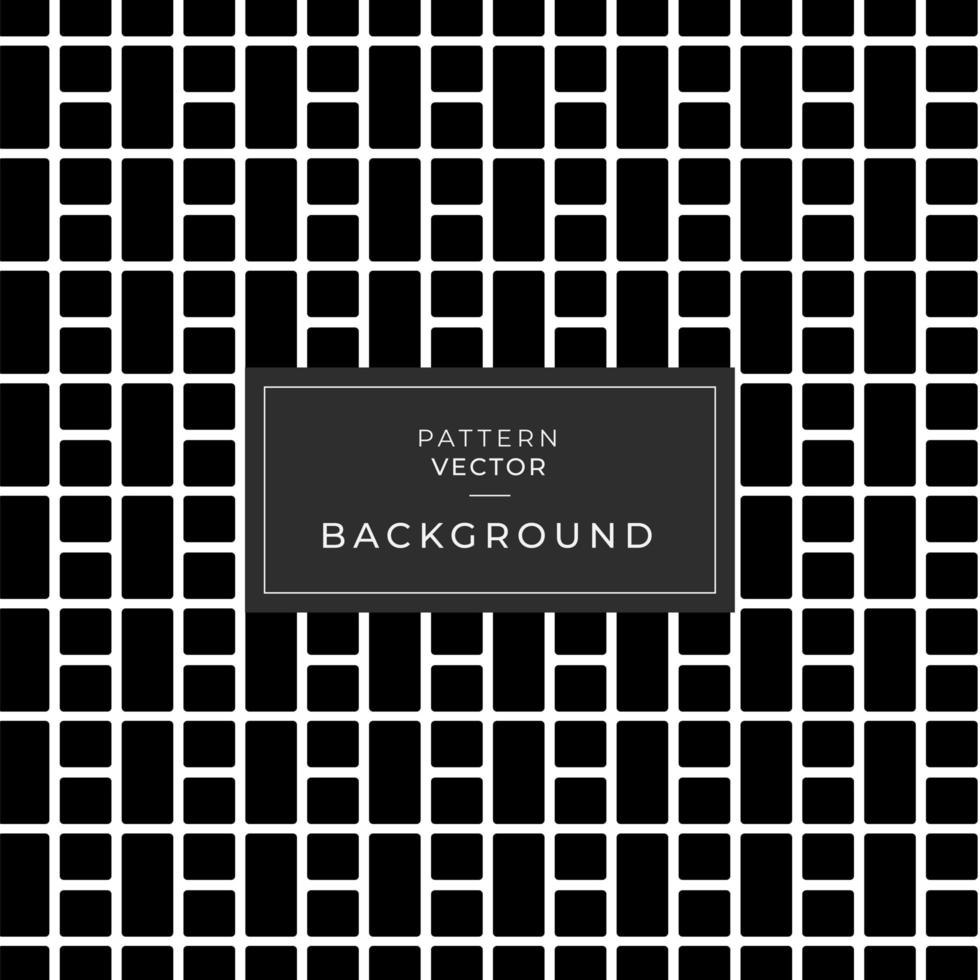 Seamless Black and White Rectangle and Square Grid vector