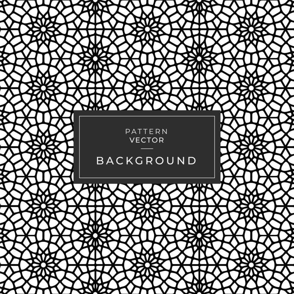 Floral mandala geometric seamless patter vector
