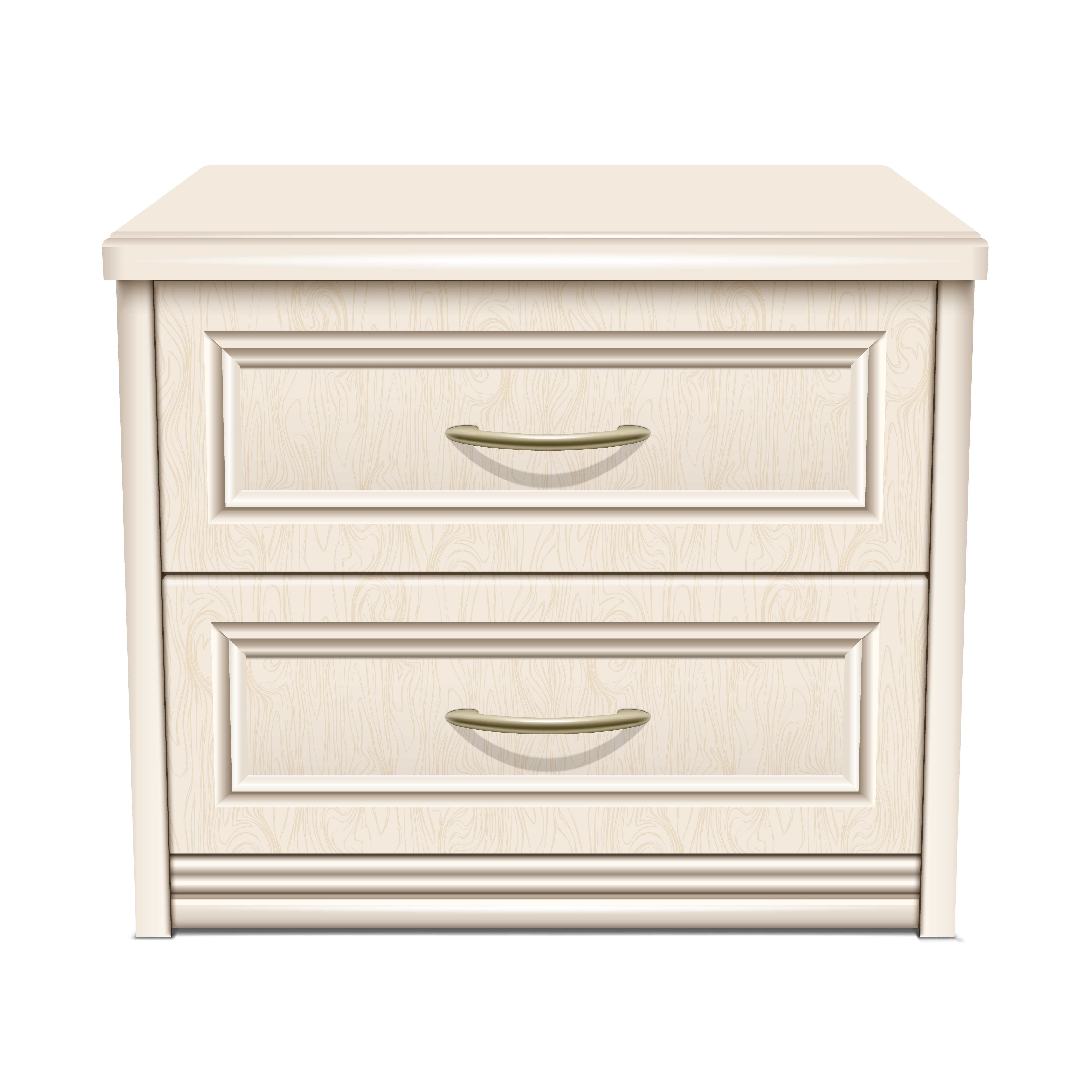 White Bedside Table 1222968 Vector Art at Vecteezy