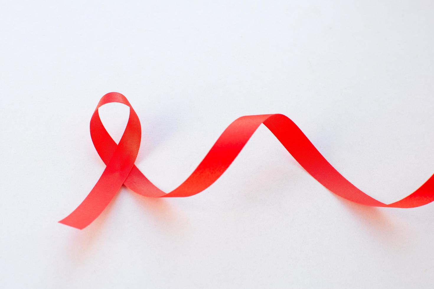 Close-up of red ribbon photo