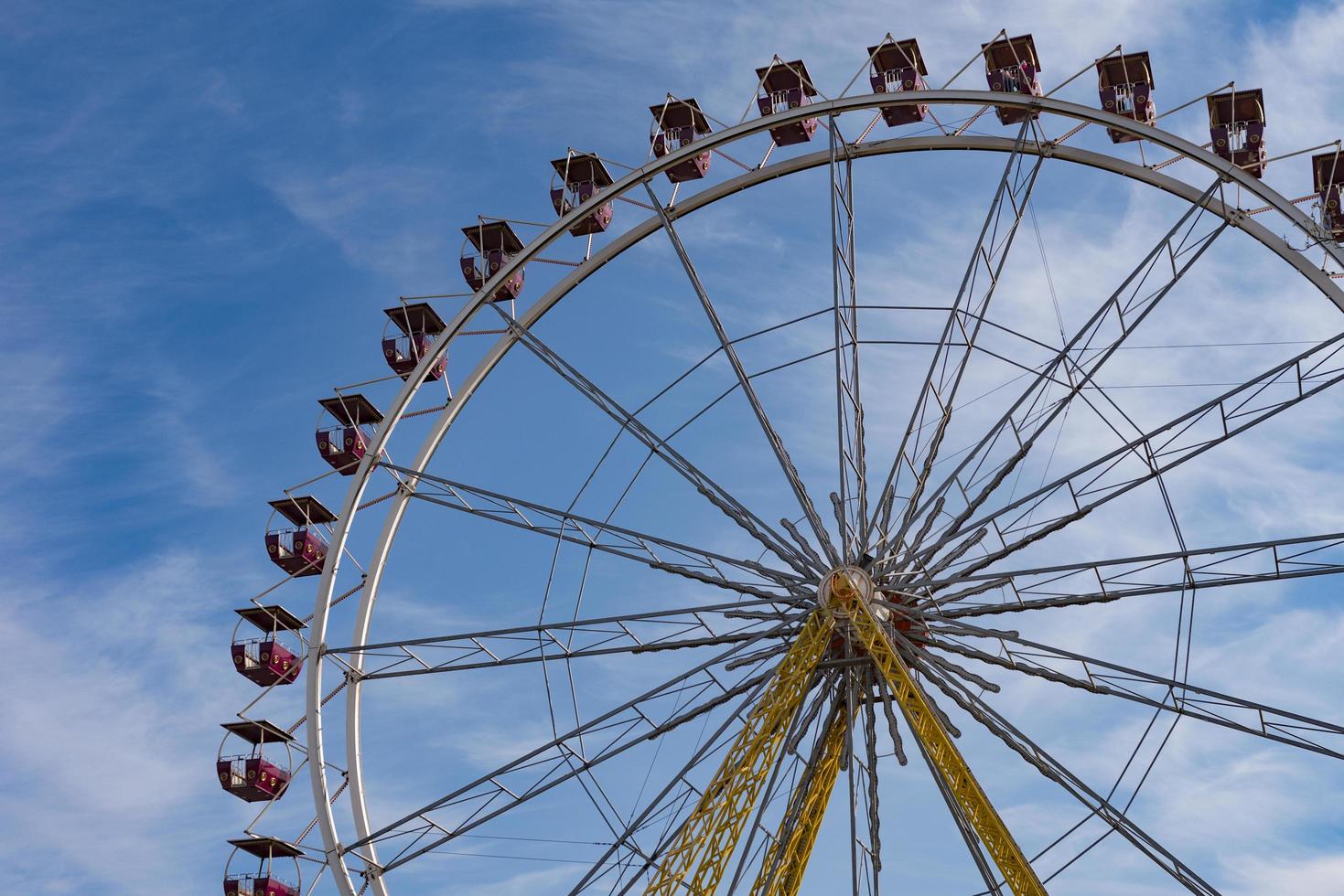 Ferris wheel in the sky photo