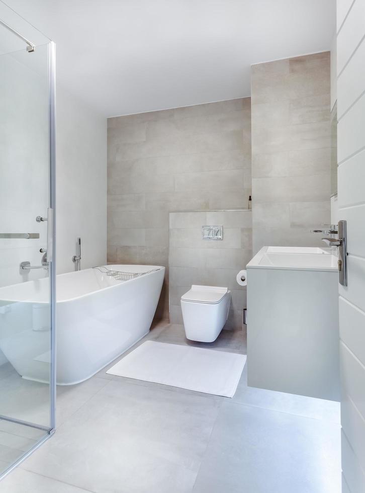 Modern bathroom Interior photo