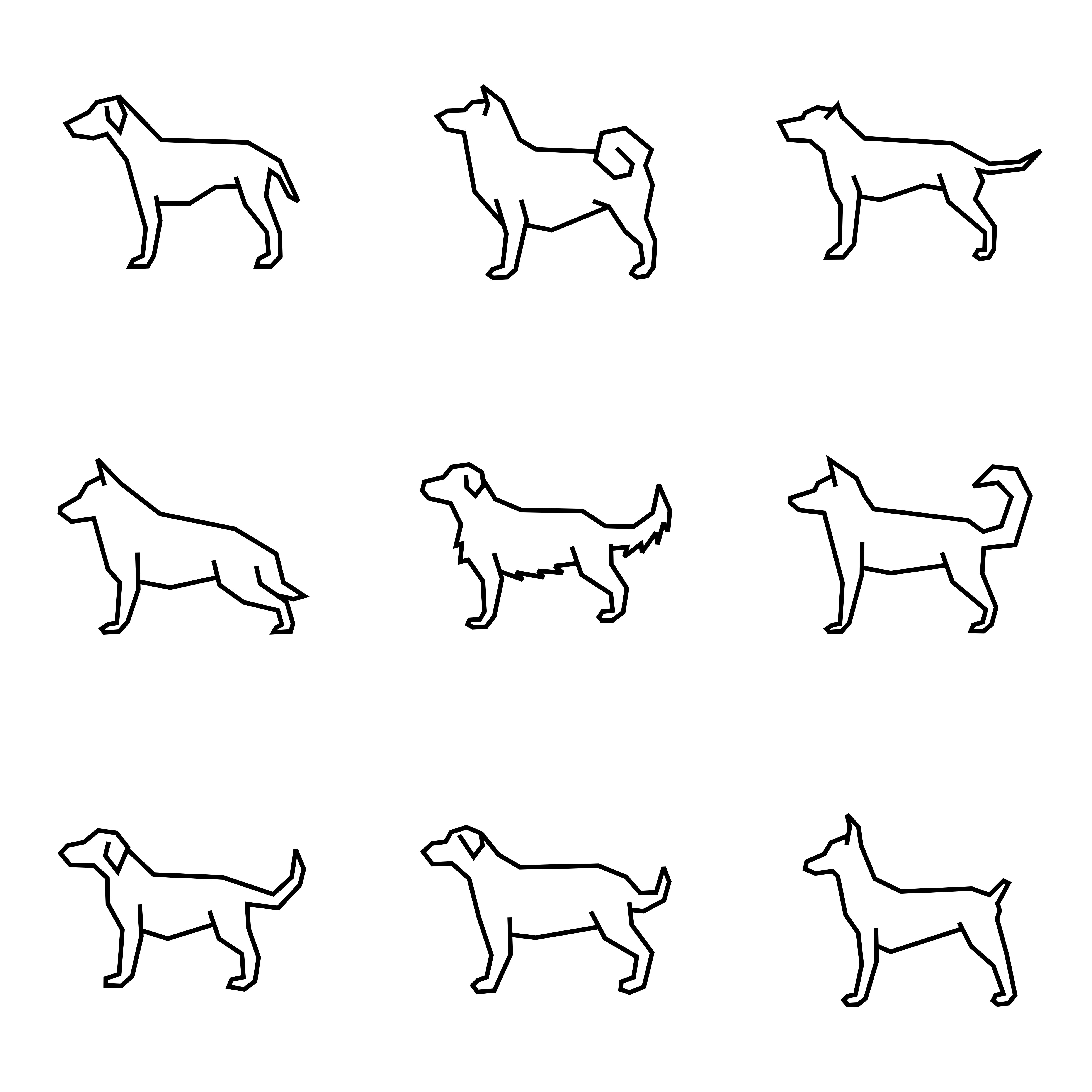 Dog Icon Collection Line Style Download Free Vectors Clipart Graphics Vector Art Dog Icon Collection Line Style Download Free Vectors Clipart Graphics Vector Art