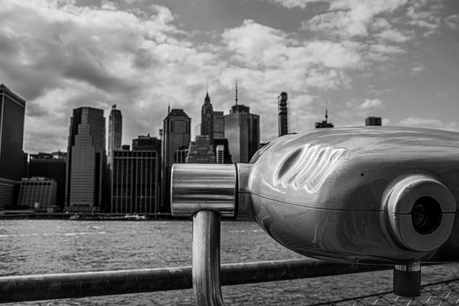 Grayscale photo of high rise buildings