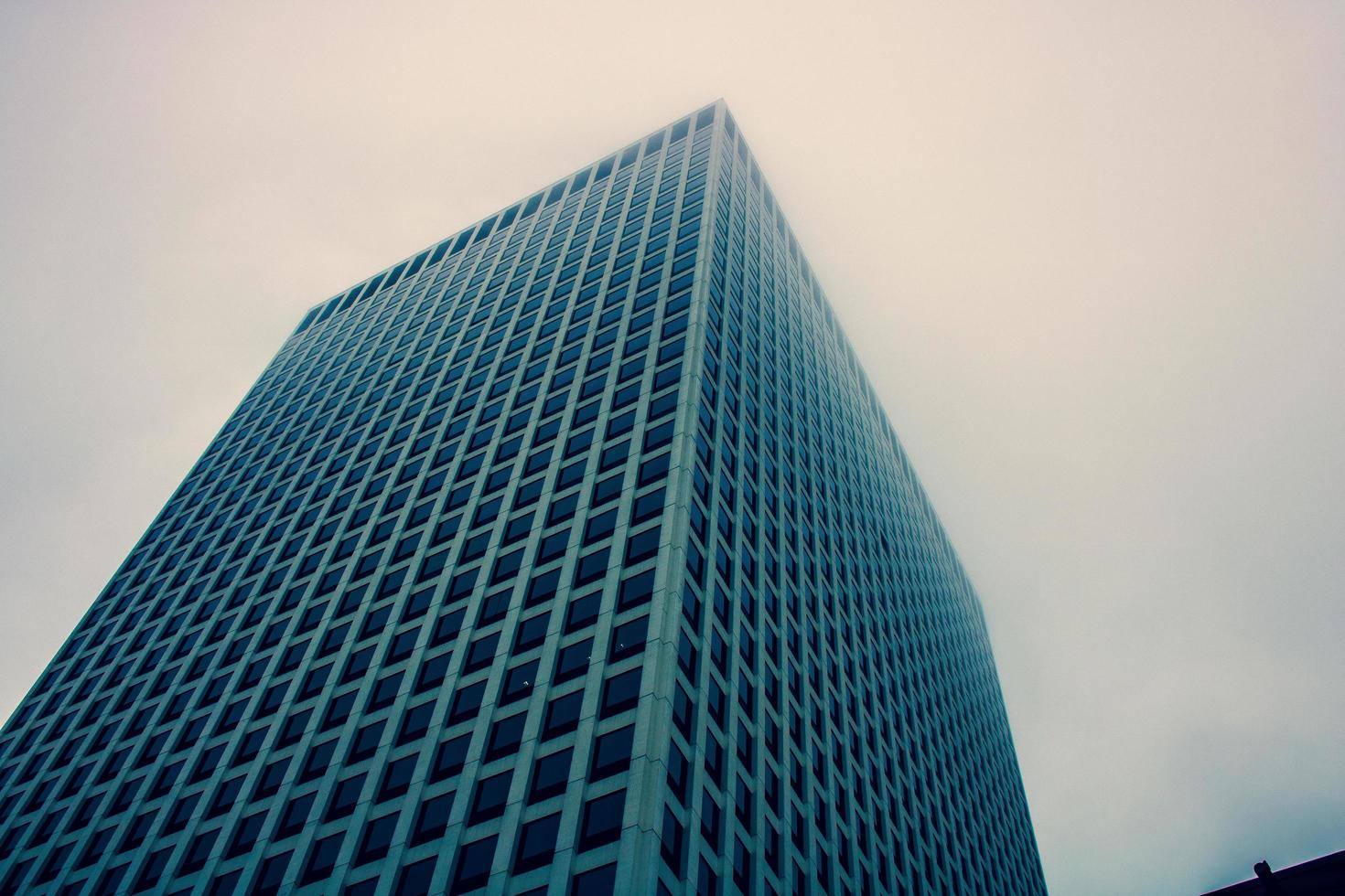 Street level view of skyscraper  photo