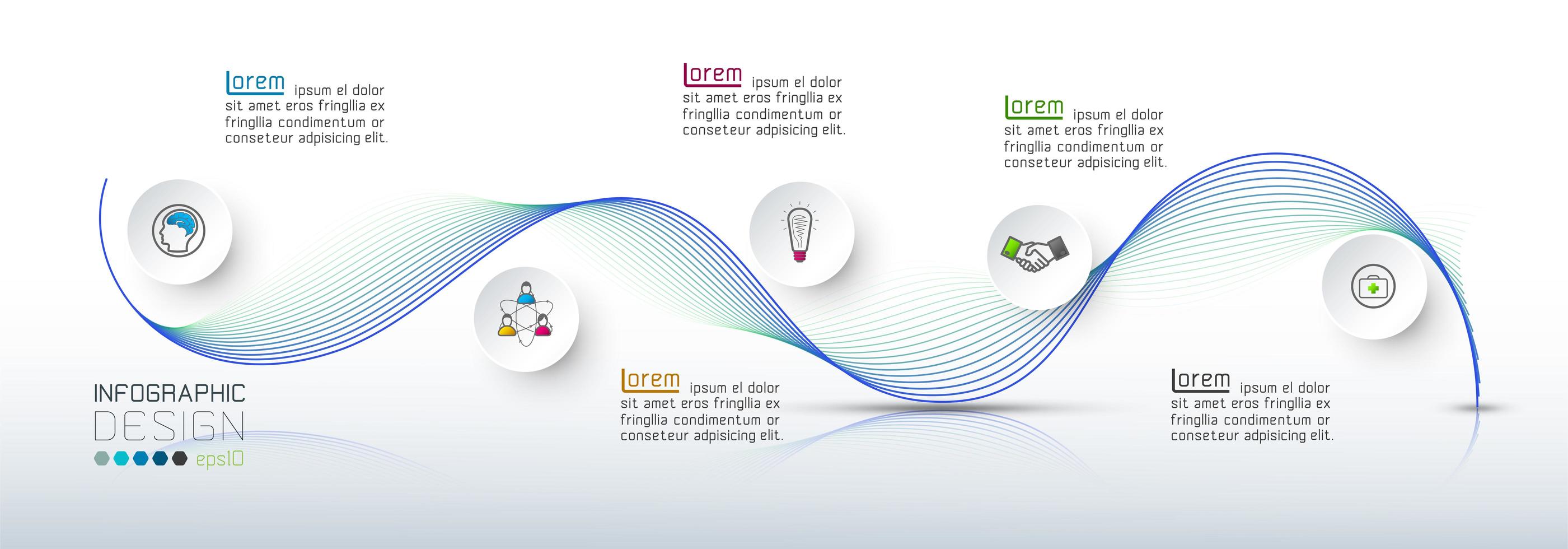 presentación de estructura de tecnología de innovación para empresas vector