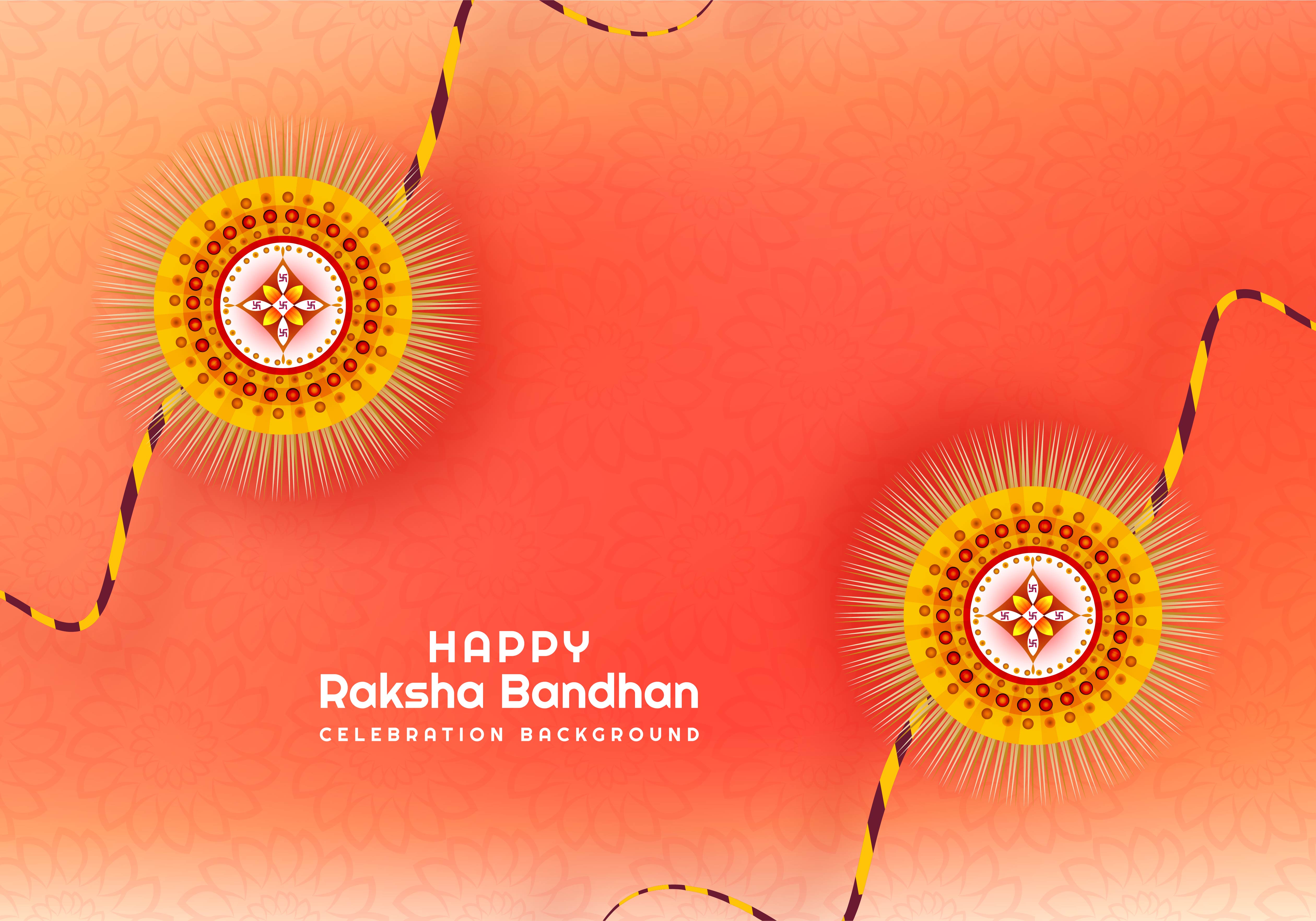 Rakhi for Raksha Bandhan Card Design 1225758 Vector Art at Vecteezy