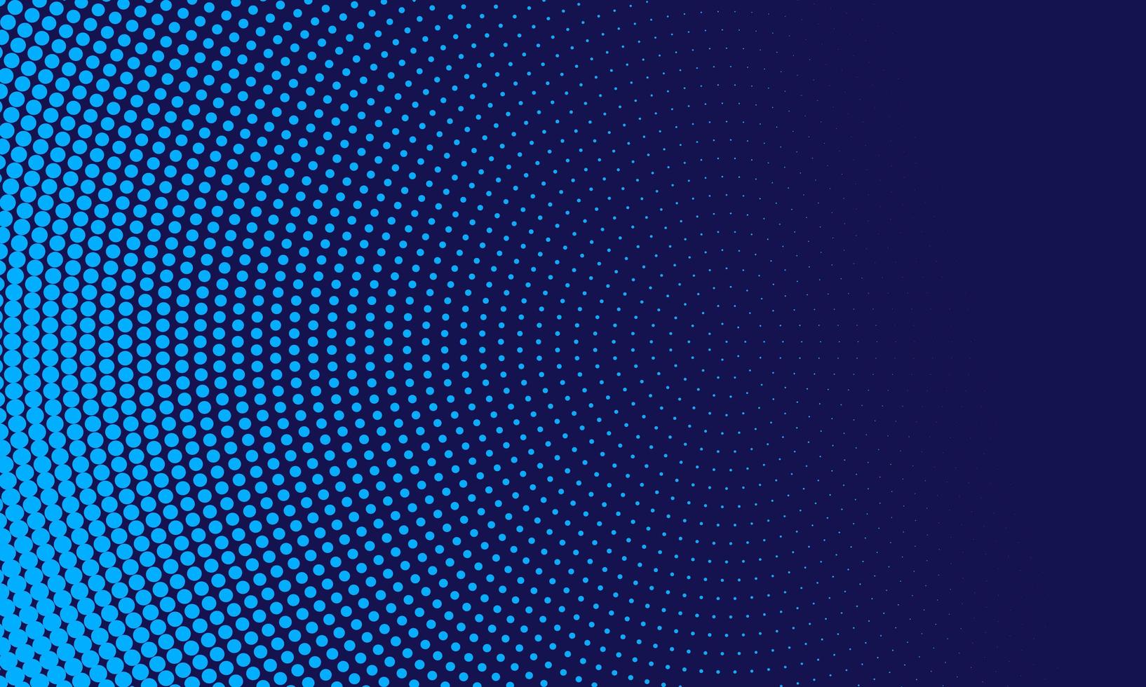 Abstract Light Blue Dots in Circle on Navy Background vector
