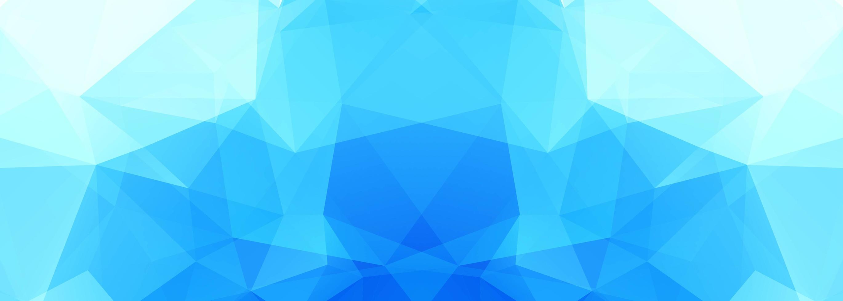 Modern Blue Polygon Banner vector
