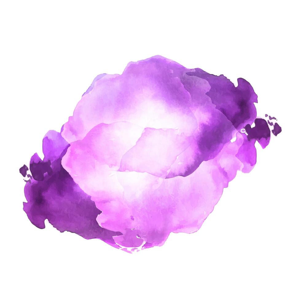 Abstract Purple Soft Watercolor Splotch vector