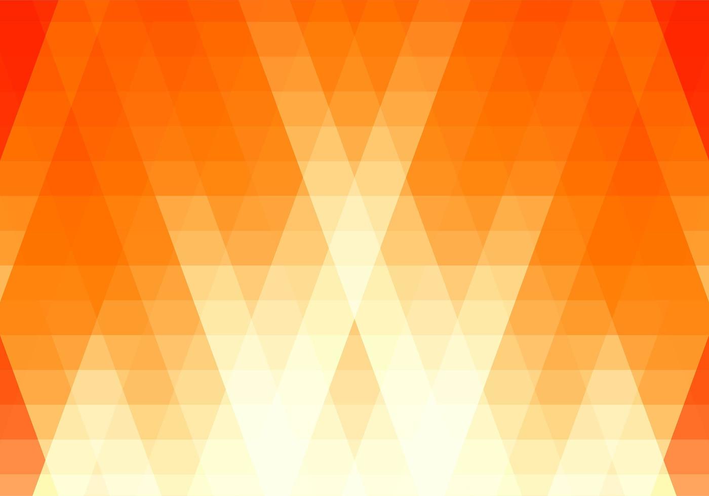 Fondo abstracto naranja, triángulo blanco formas vector