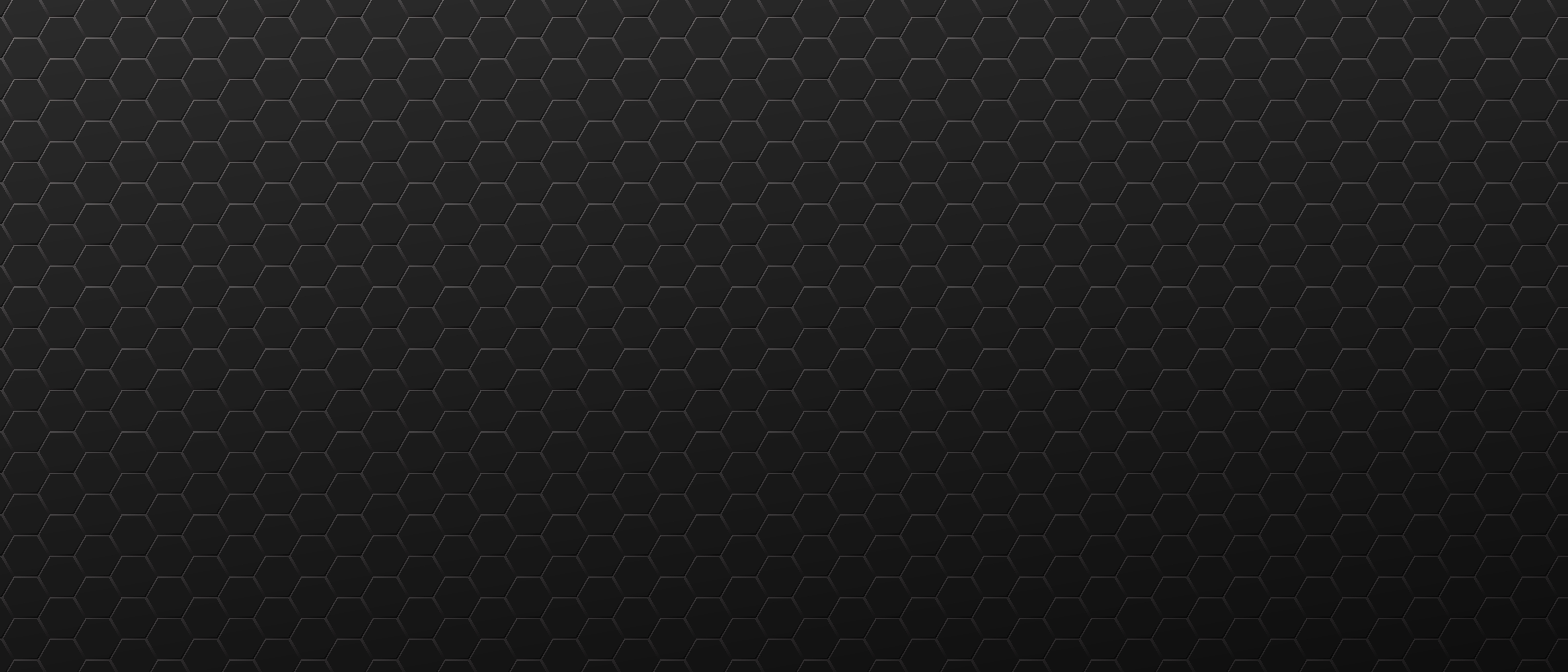 Dark horizontal background with metal hexagons frames. 1225916 Vector