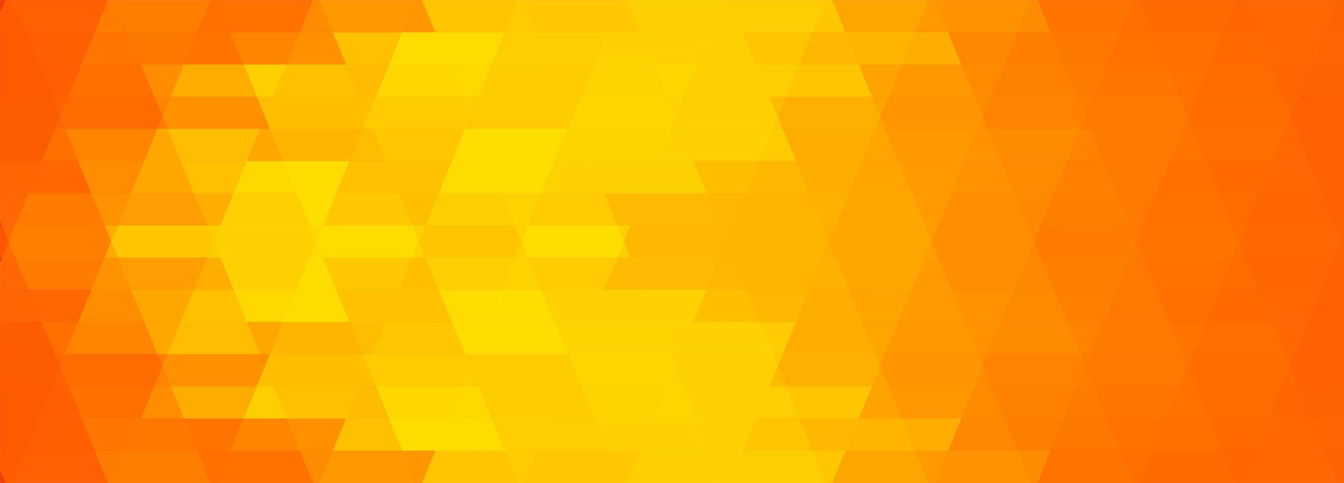 Abstract Yellow Polygonal Geometric Banner vector