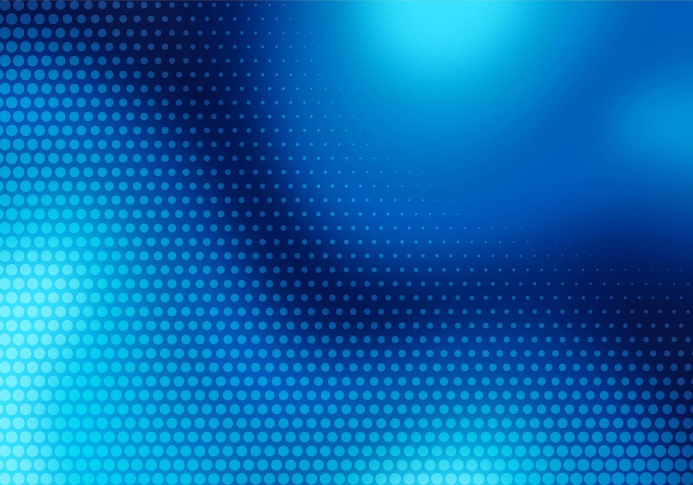 Modern blue blurred wave with dotted technology background vector