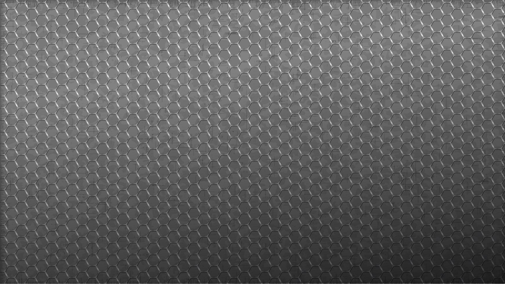 Stainless backdrop hexagon vector