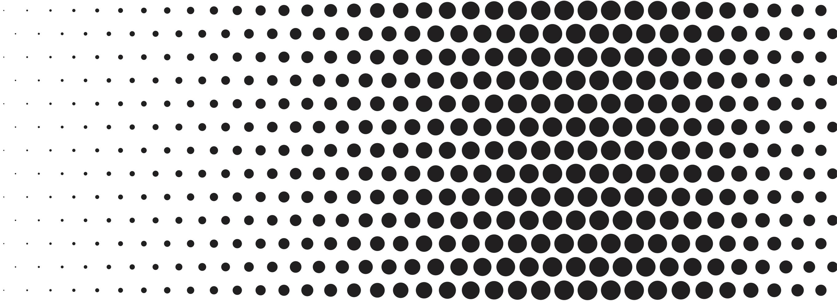 Abstract black halftone banner background vector