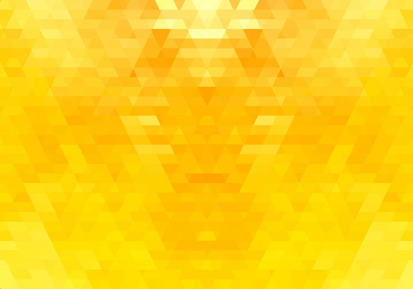 Abstract yellow triangle shapes background vector