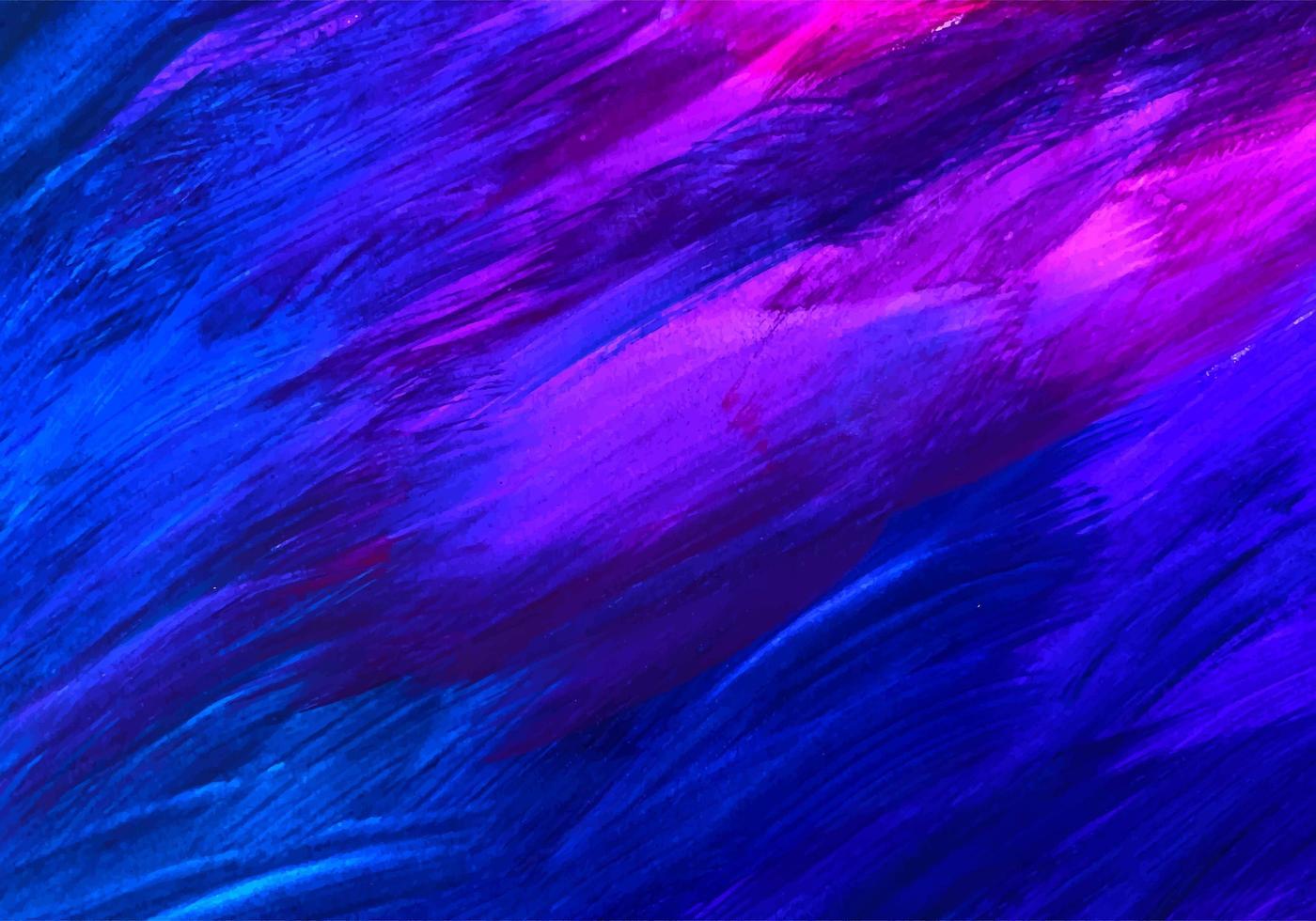 Abstract Dark Neon Blue, Pink Paint Brushstroke Texture vector