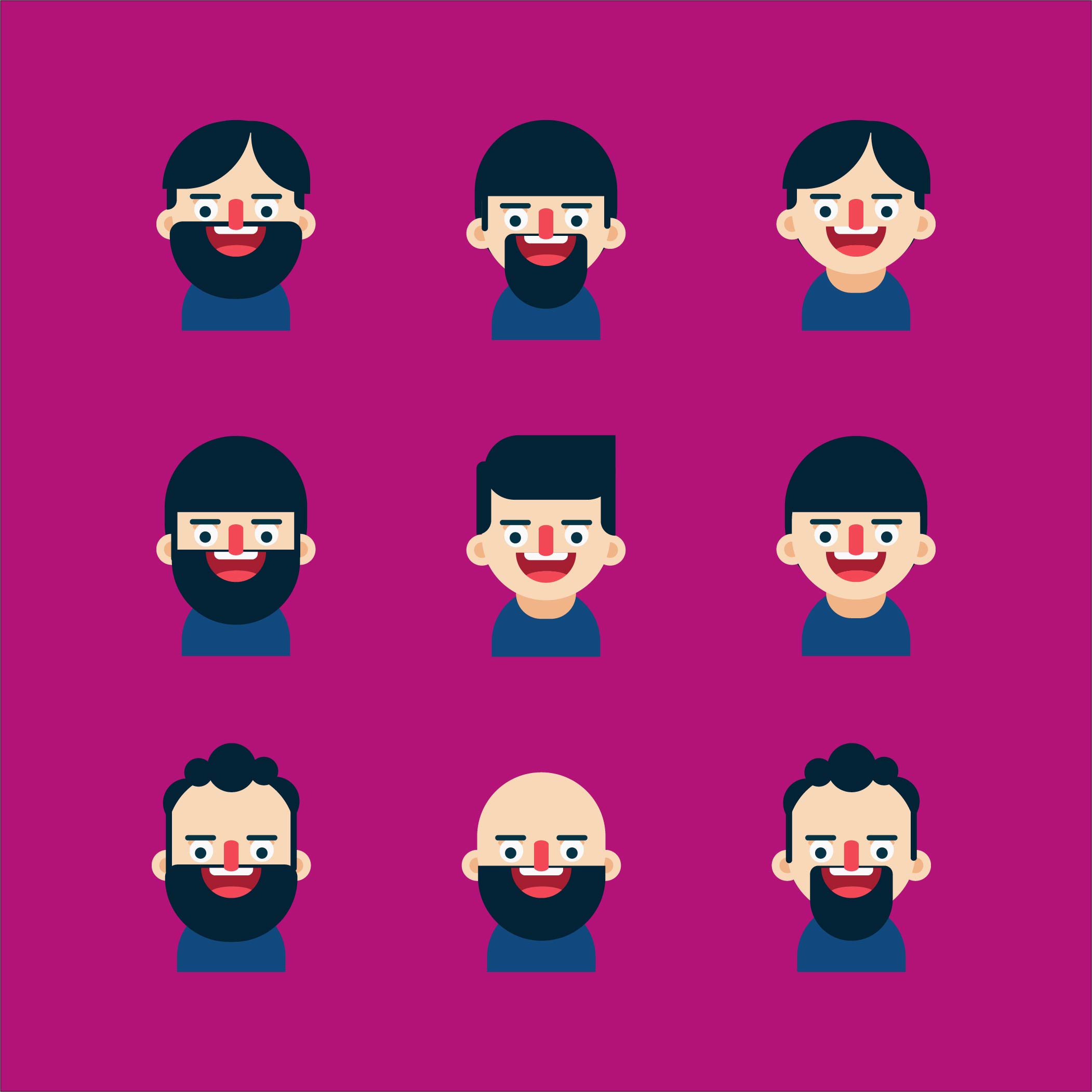 Collection Of Face Icons 1226067 Vector Art At Vecteezy Collection Of Face Icons 1226067 Vector Art At Vecteezy