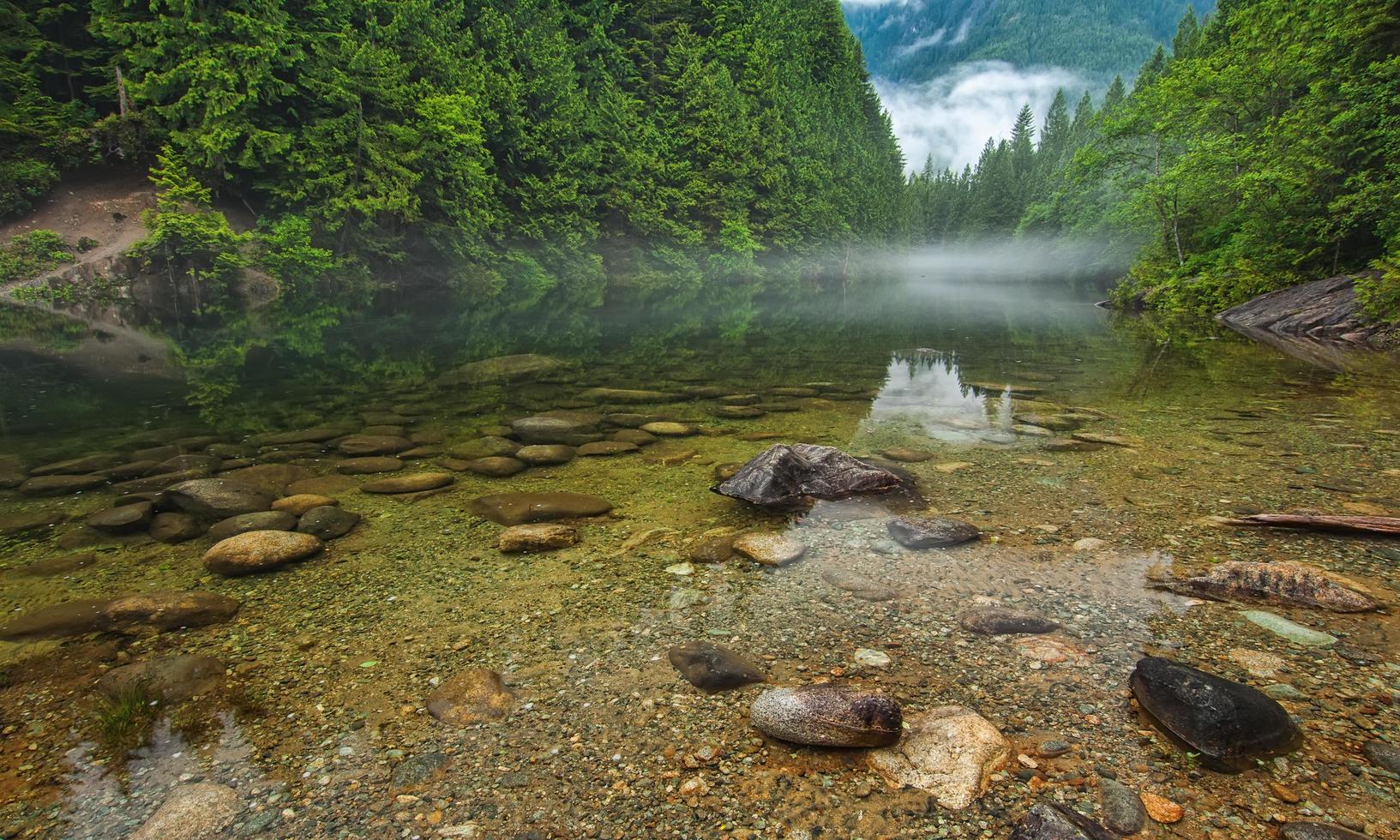 foto de río con aguas tranquilas