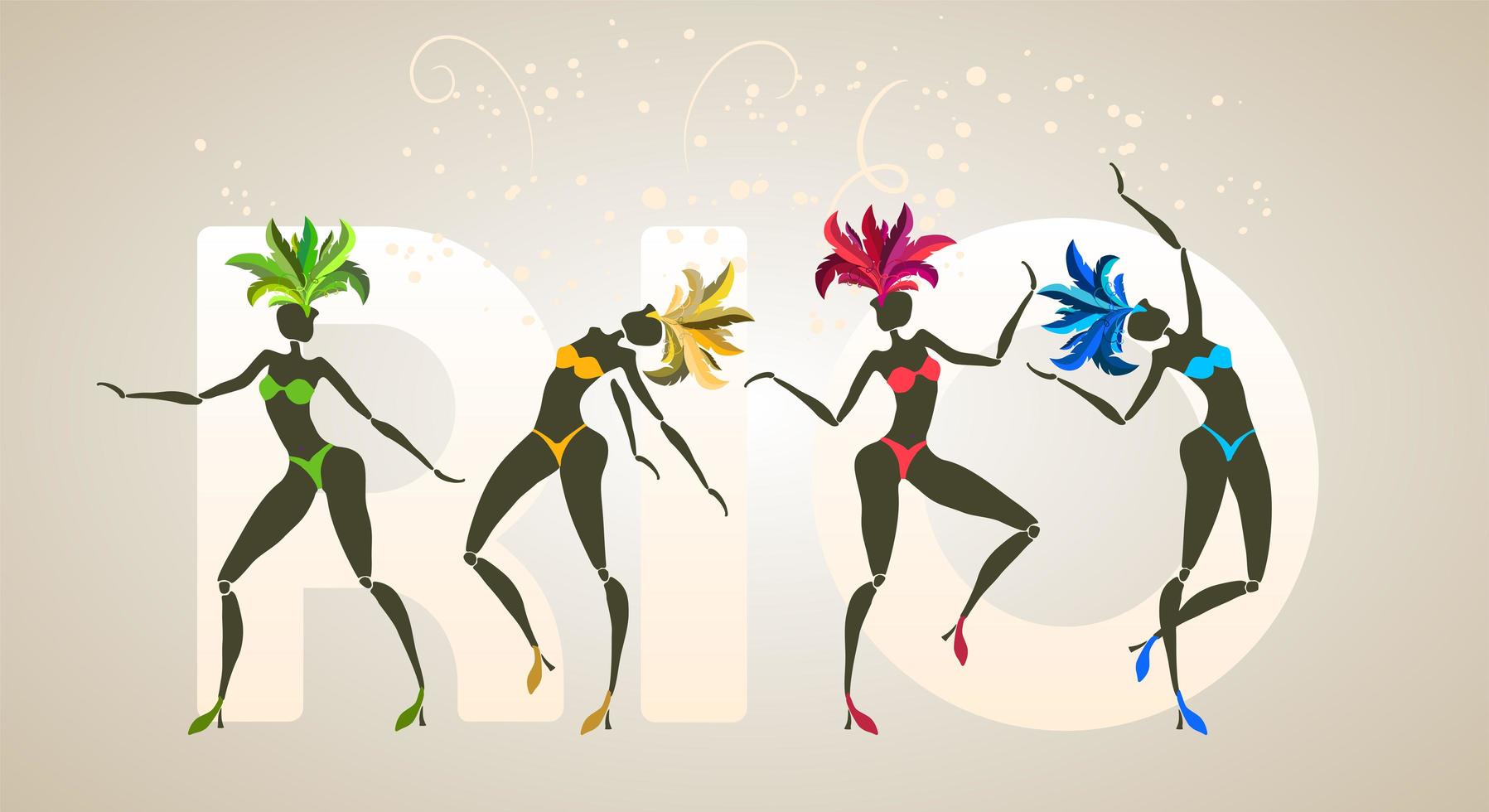 Brazilian carnival banner vector