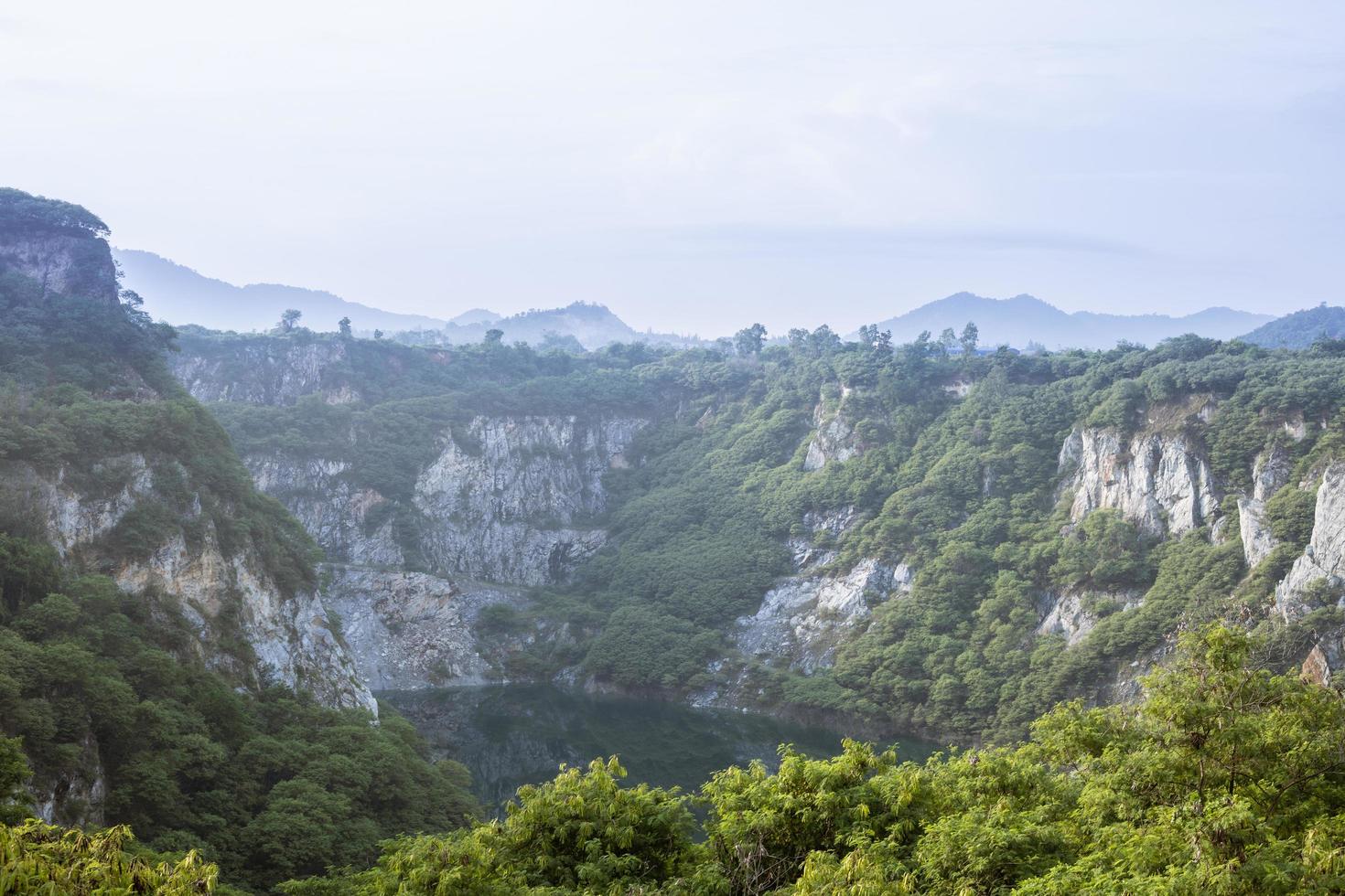 nieve montaña-Gran Cañón en Chonburi en Tailandia. foto