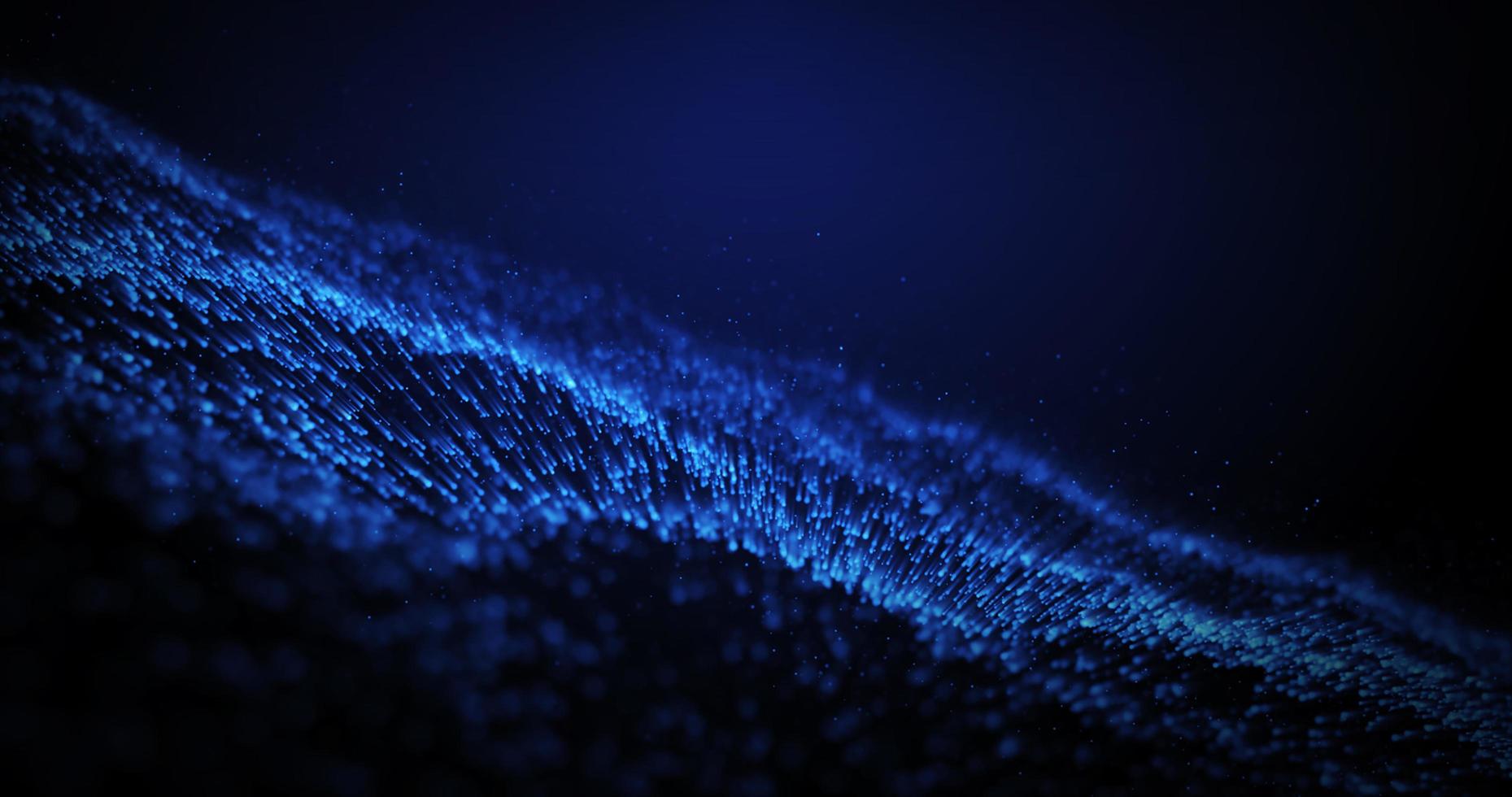 Particle technology abstract waves background photo