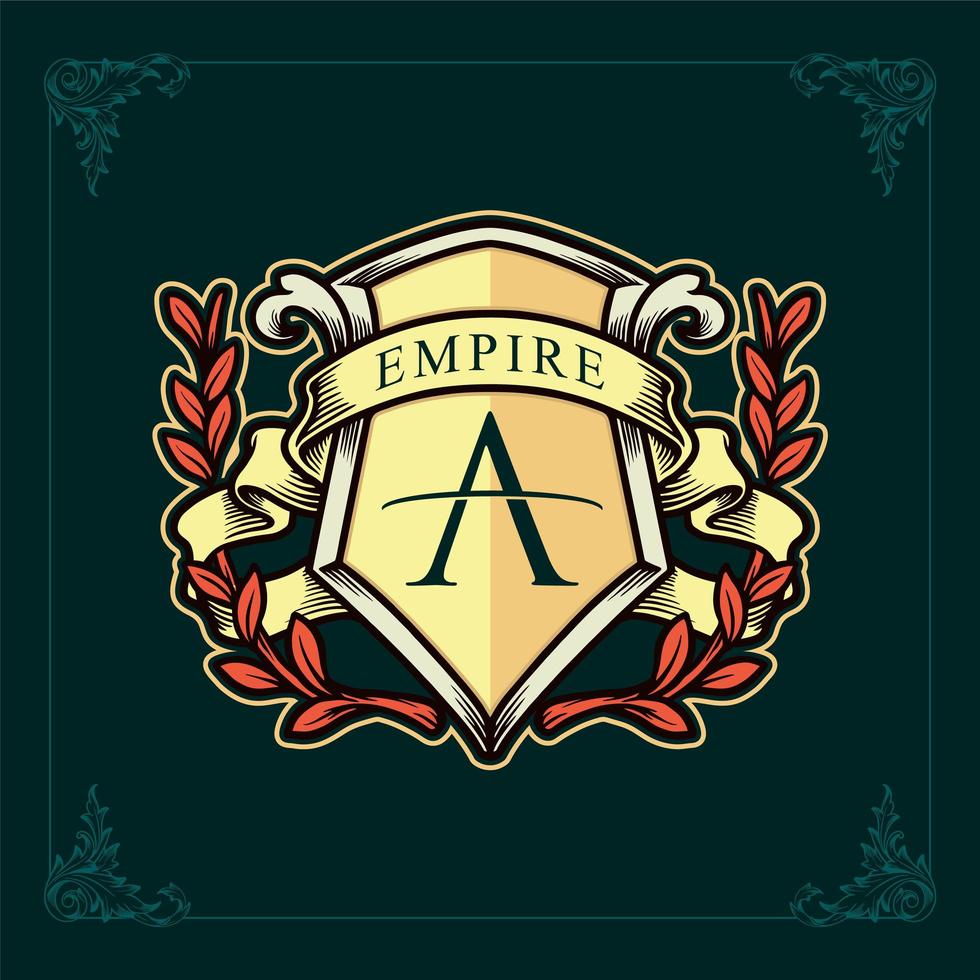 Kingdom and Ribbon vector