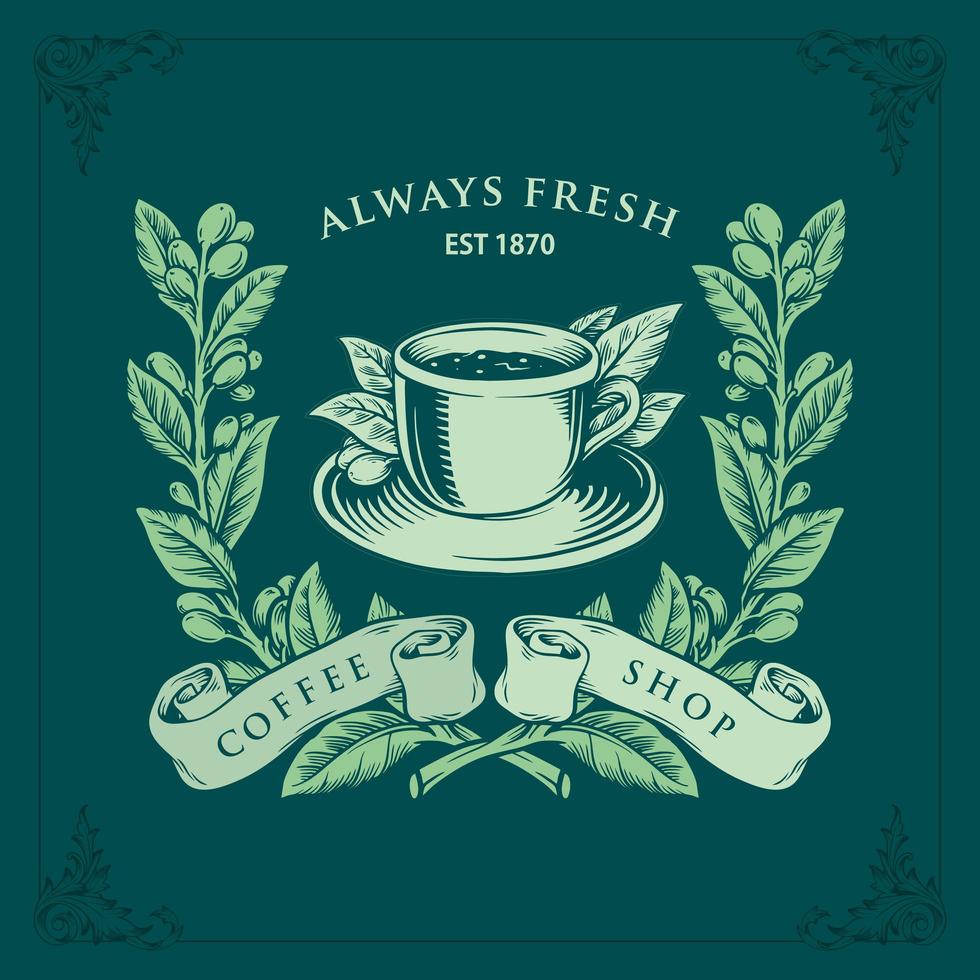 Always Fresh Coffee vector