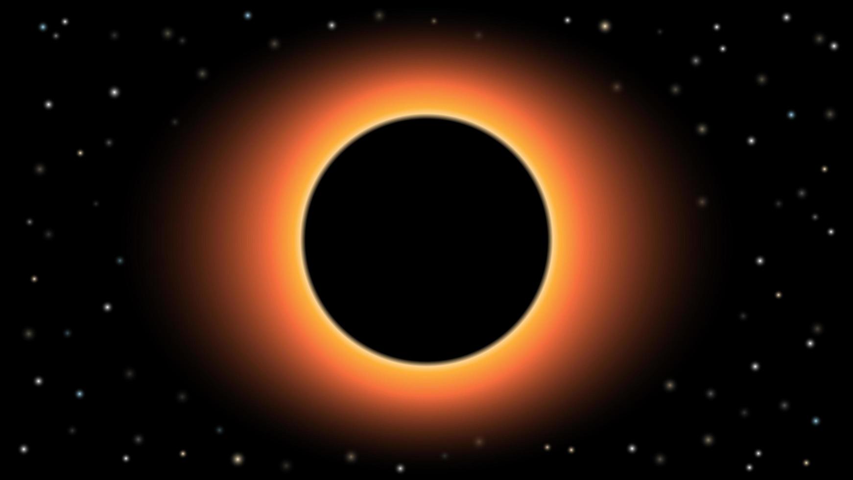 Black hole on black background vector